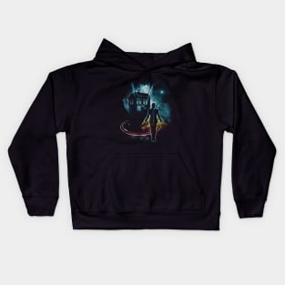 time traveller regenerated Kids Hoodie